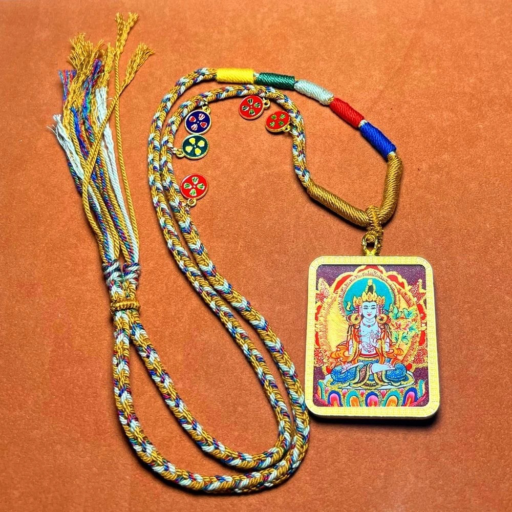 双十一直播福利唐卡大势至（生肖马）赠五路手工绳、十相收纳袋