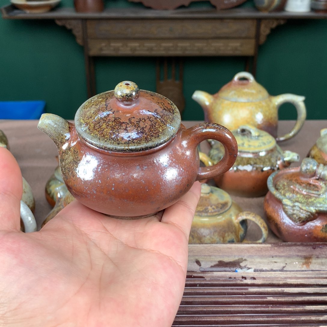 紫砂茶壶纯自然柴烧