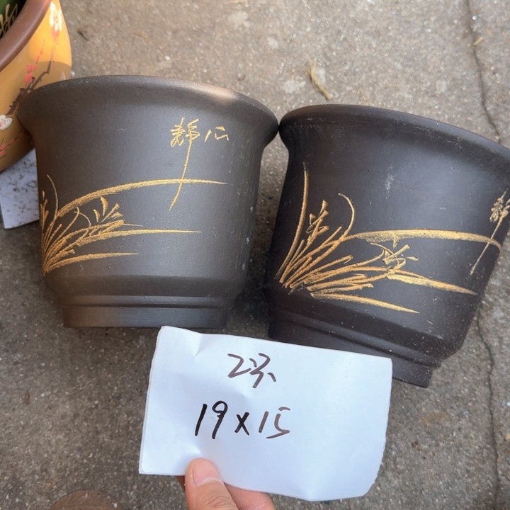 紫砂花盆特价清仓