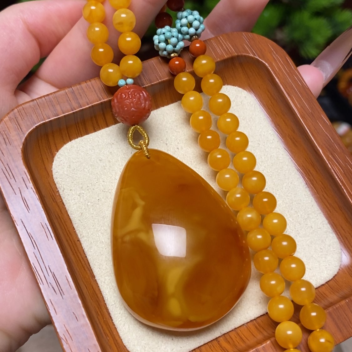 【闪购商品】蜜蜡颈饰未镶嵌项链