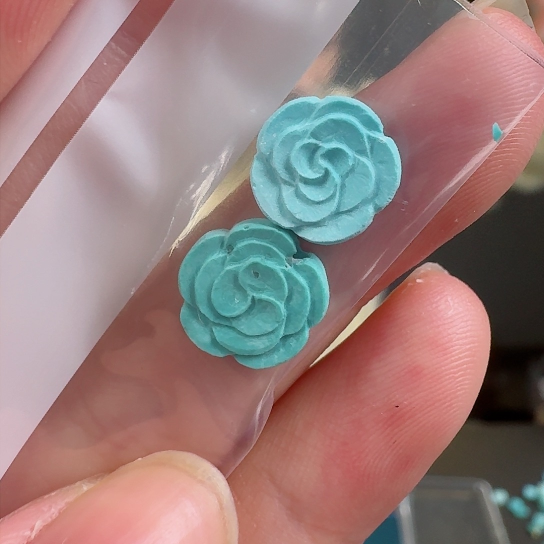 绿松石珠宝奇石未镶嵌