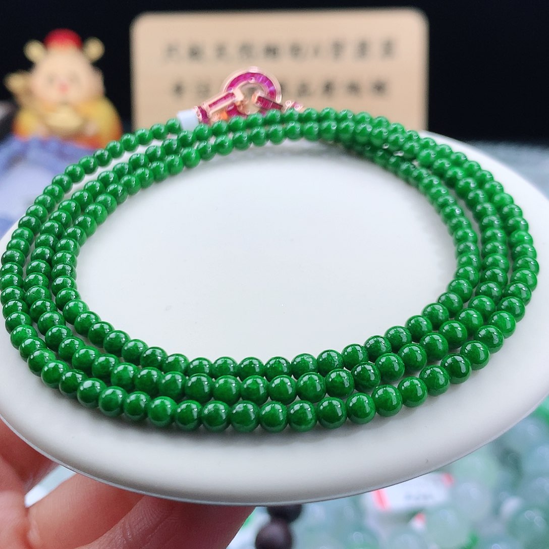 翡翠手链未镶嵌卡3.6