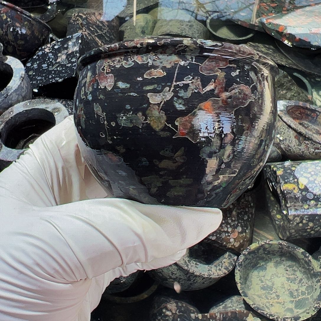 梅花玉鱼缸石茶周边微瑕不退不换