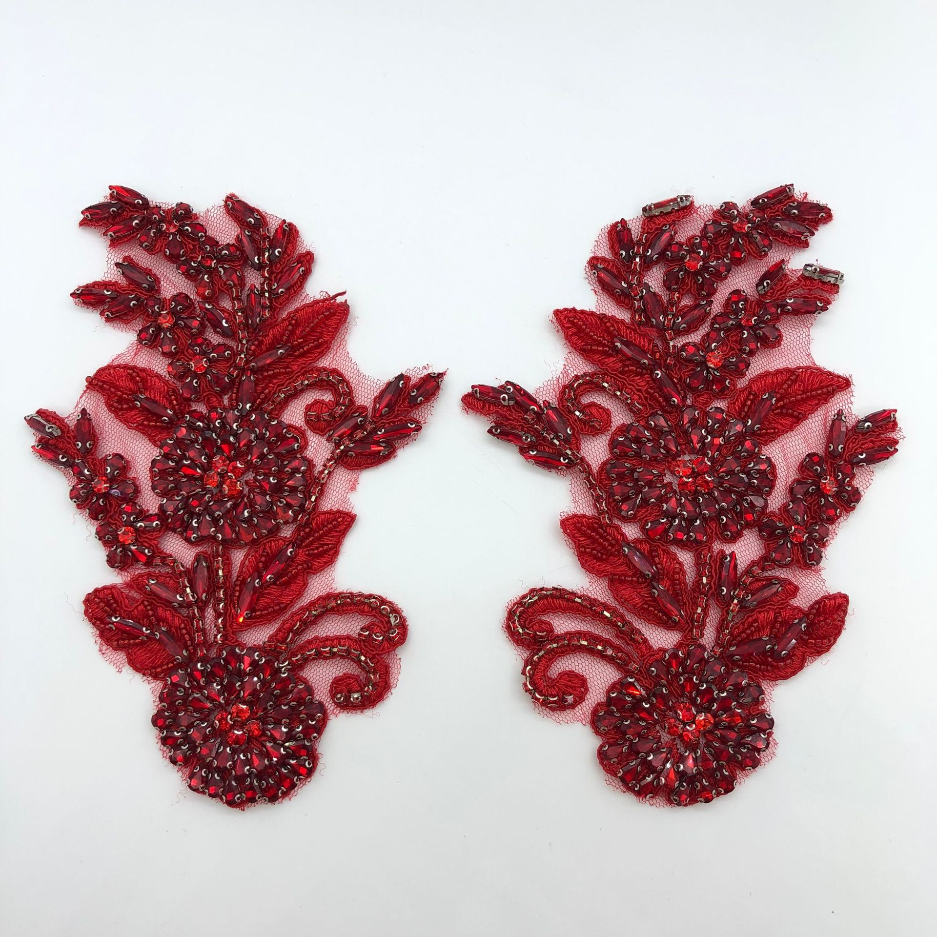 重工玻璃钻钉珠花片服装辅料礼服西装DIY配饰