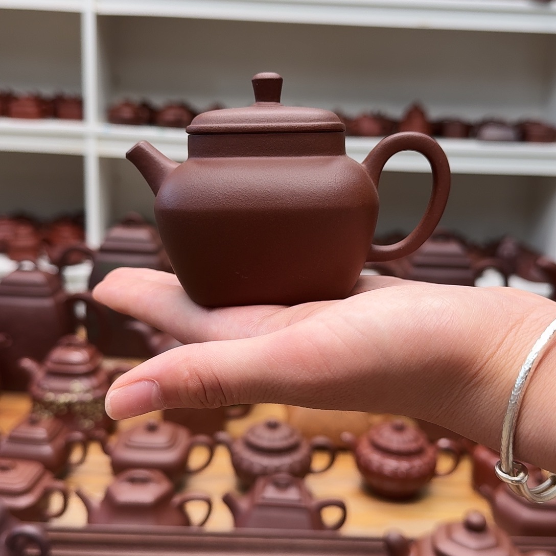 茶壶紫砂紫砂壶四方合欢200cc