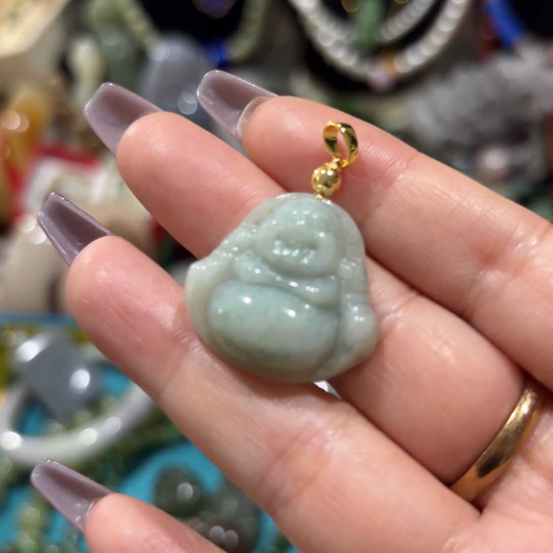 翡翠合金颈饰3652