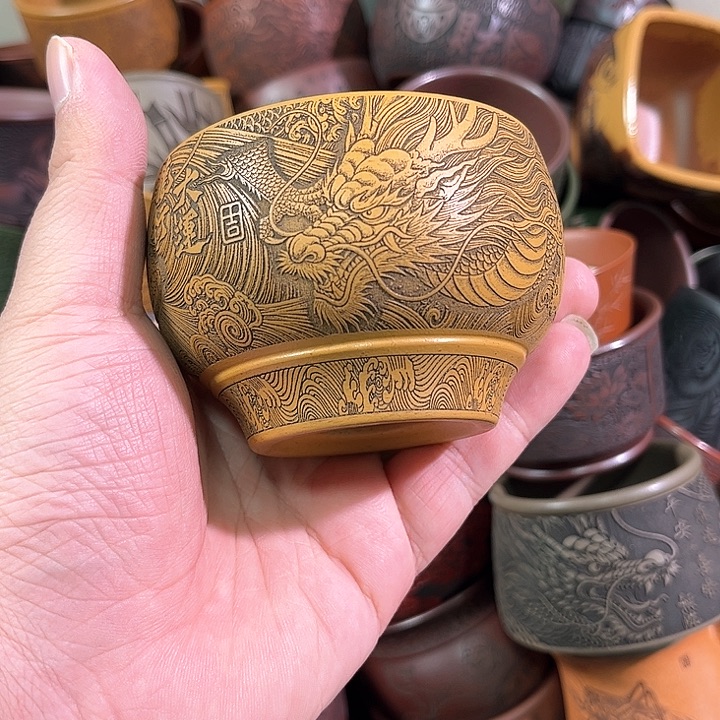 茶杯紫砂全手工紫砂主人杯