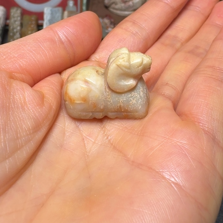 帥***歌和田玉（糖玉）未镶嵌挂件