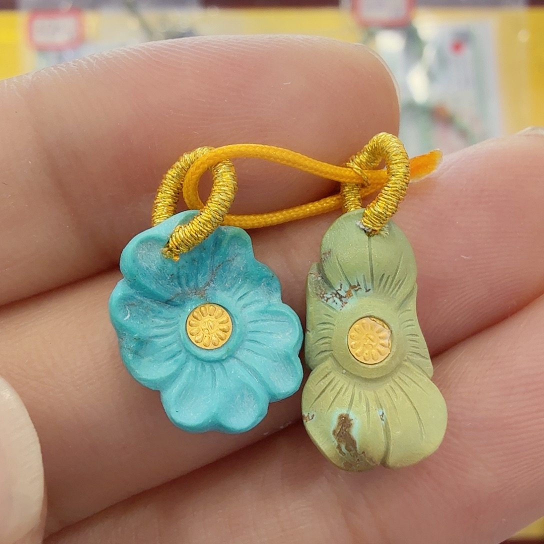 绿松石未镶嵌配饰