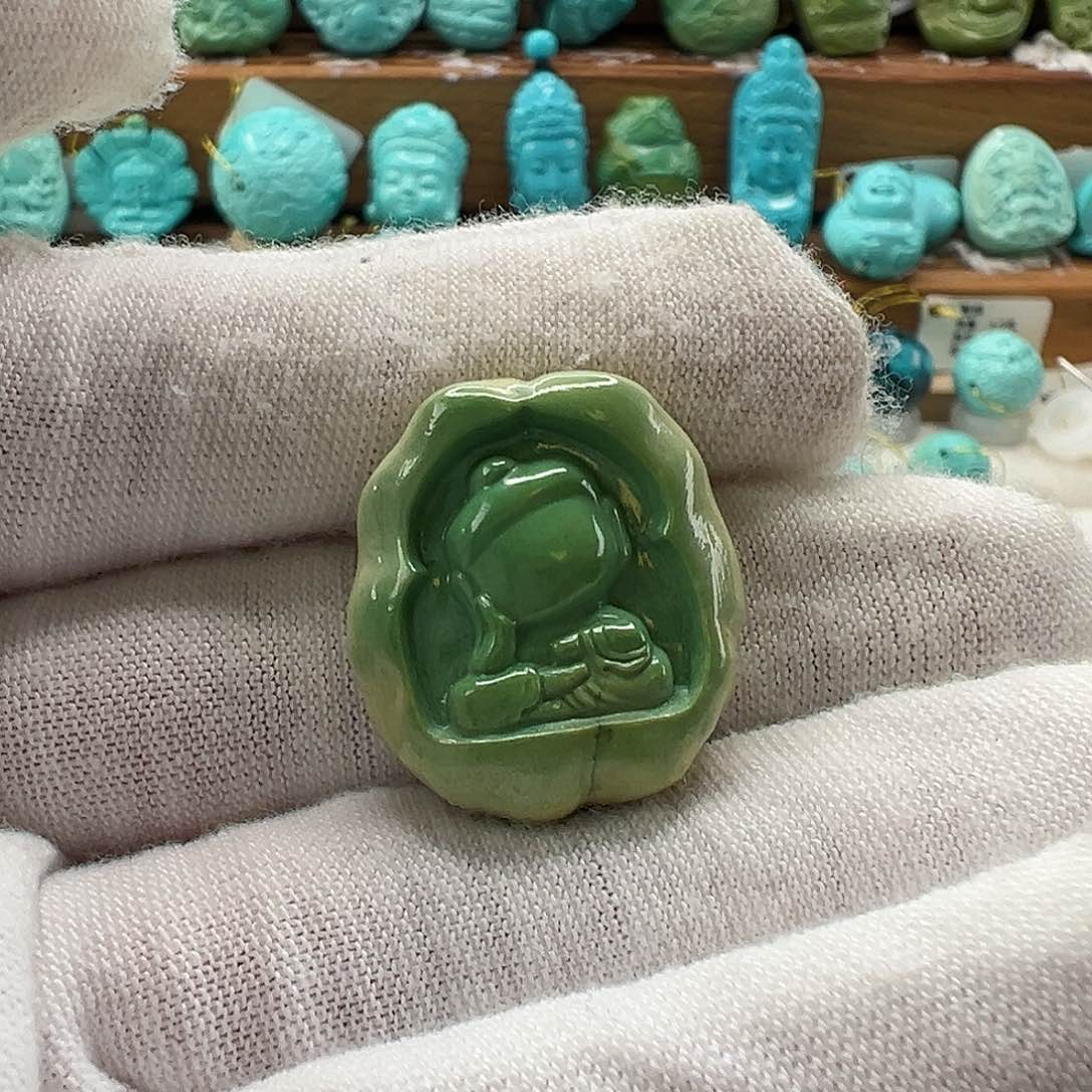 绿松石无相佛 未镶嵌
