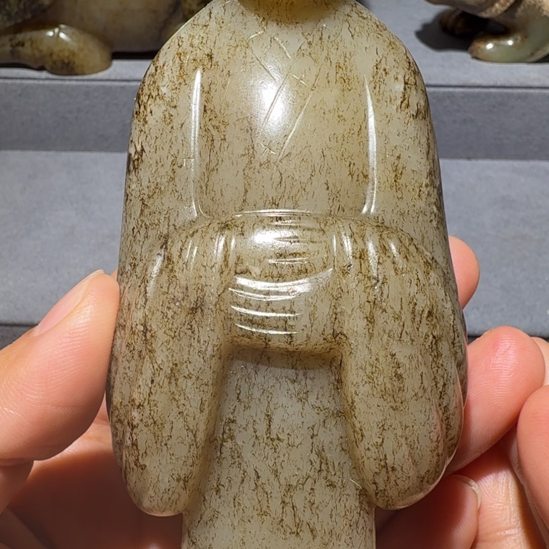 璞***馆和田玉未镶嵌挂件