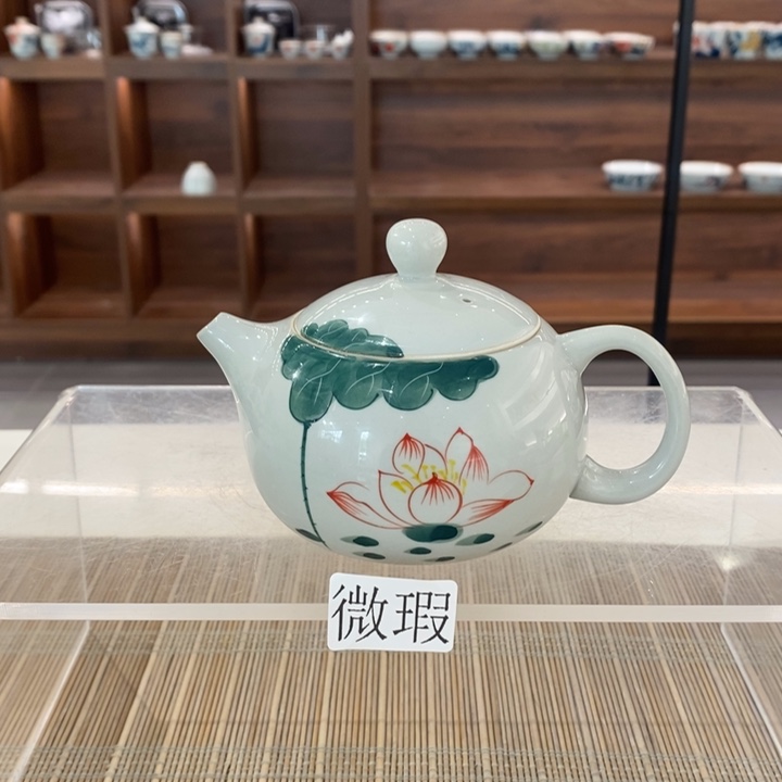 釉下老陶泥手工绘制