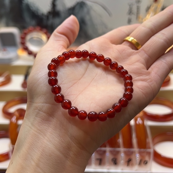 玛瑙/玉髓未镶嵌手镯