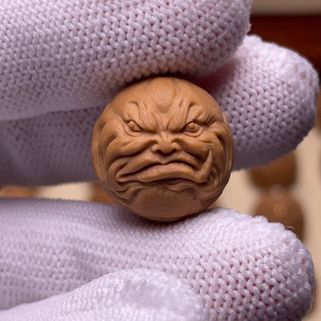 猴头核桃吊坠獠牙16+