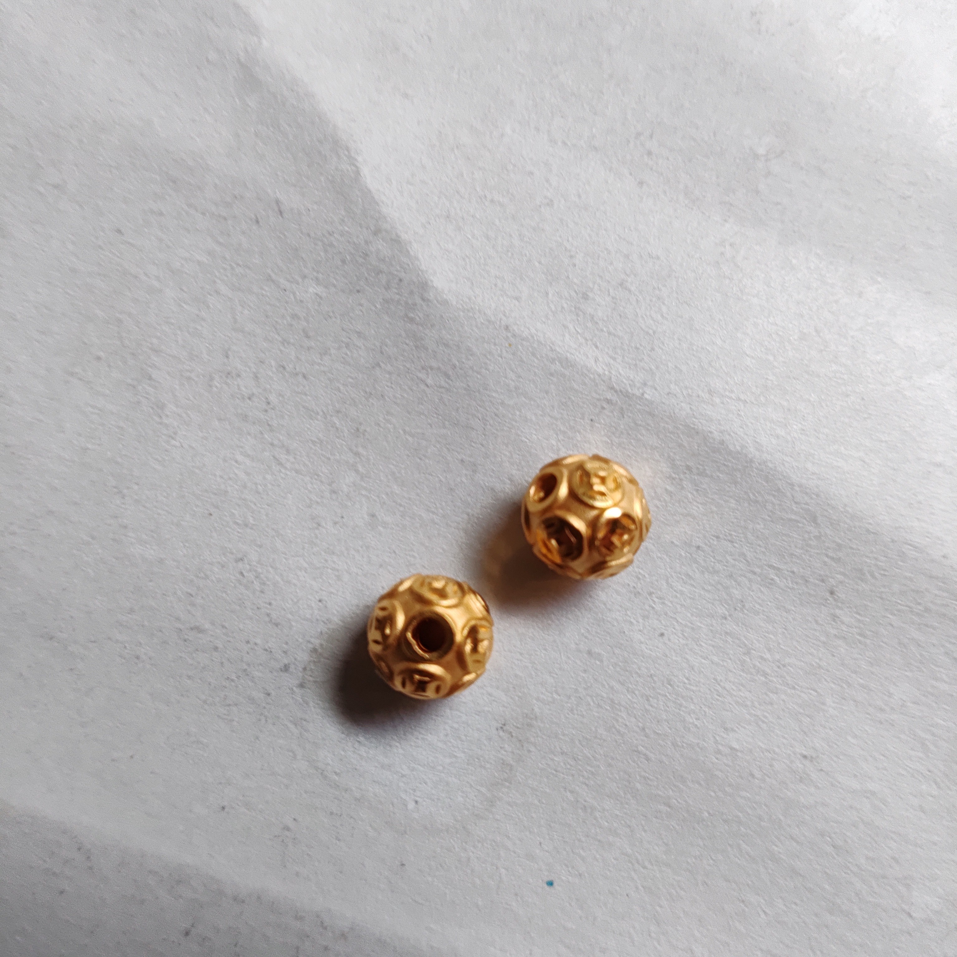 金元宝足金999貔貅珠子首饰