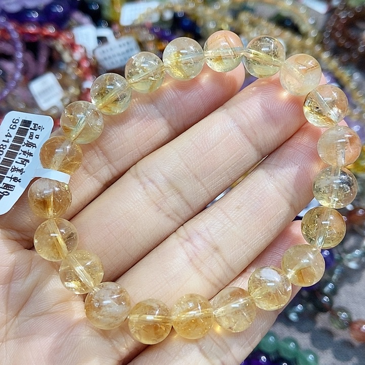 水晶手链未镶嵌黄阿塞9