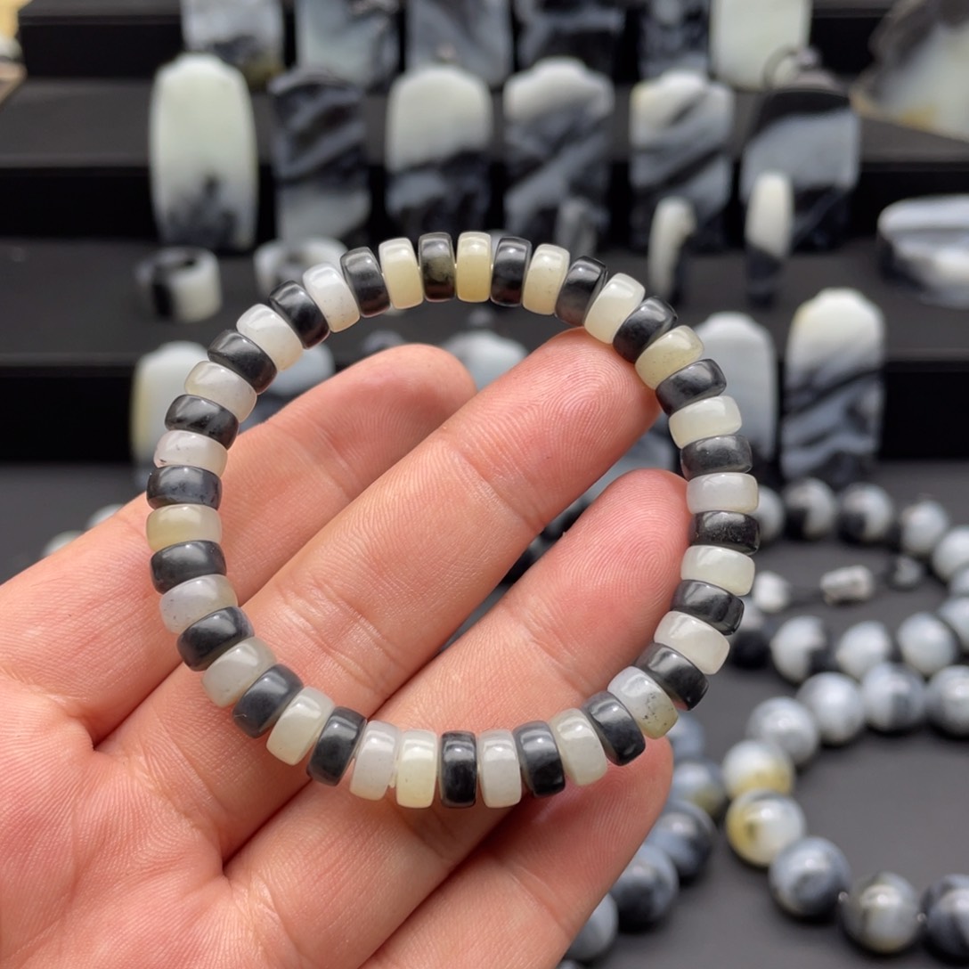 和田玉手串未镶嵌