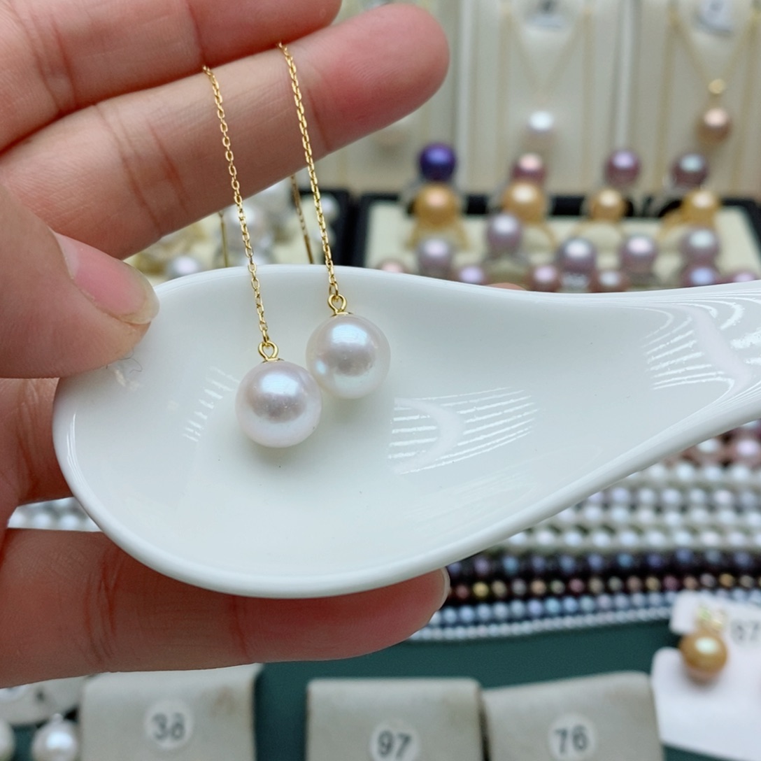 淡水珍珠颈饰银S925镶嵌