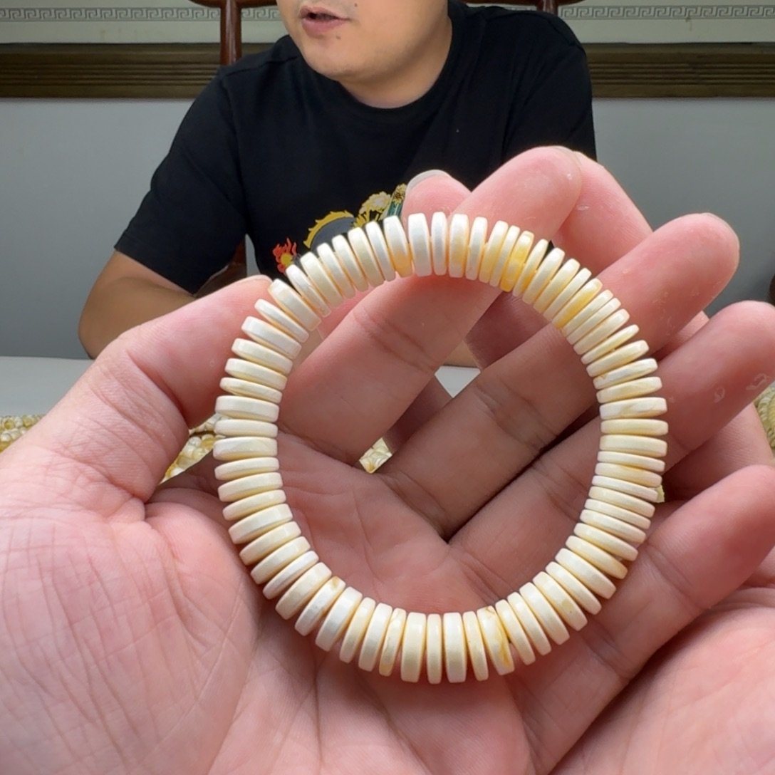 手链琥珀未镶嵌11mm 蜜蜡手串