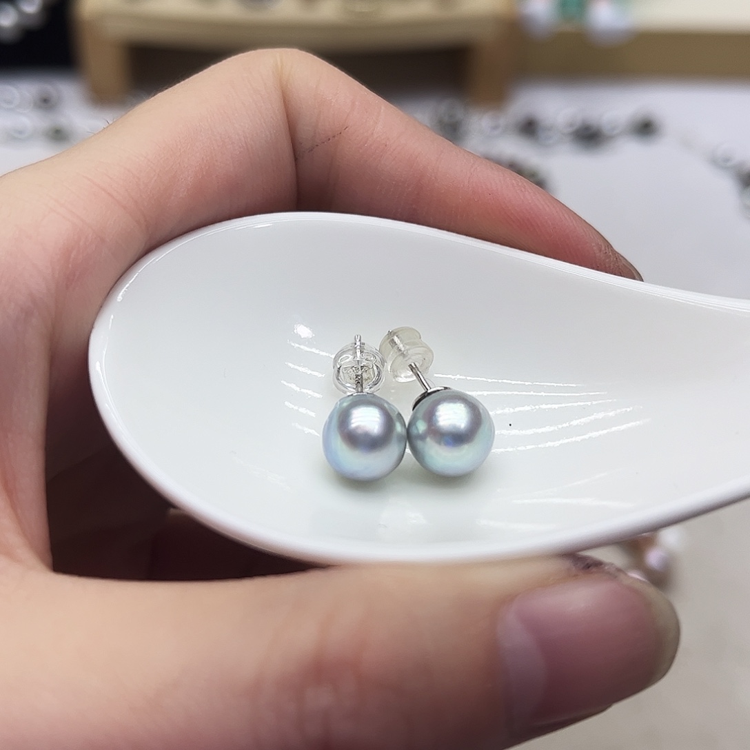 未镶嵌海水珍珠耳饰