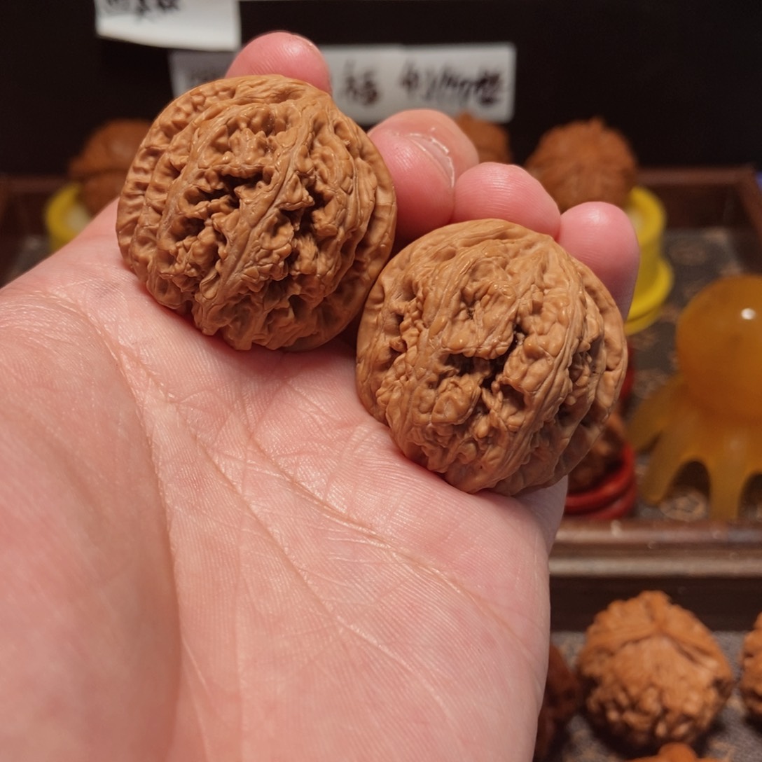 吊坠文玩核桃粗筋37尺33