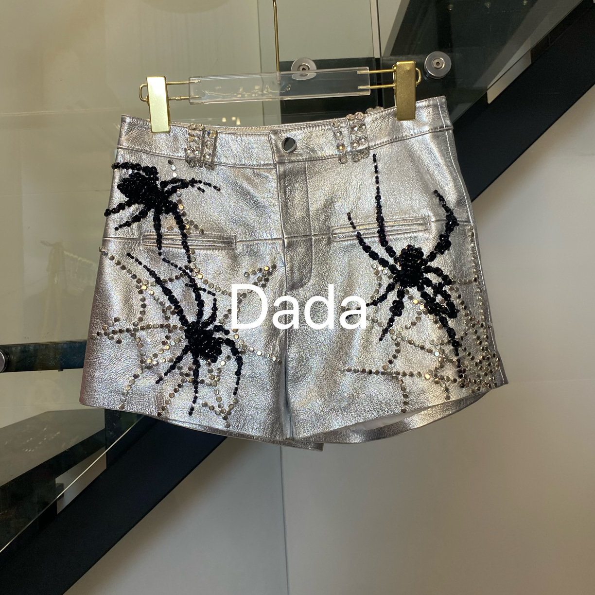 Dada设计款新款重工个性款休闲时尚百搭洋气短裤C15718