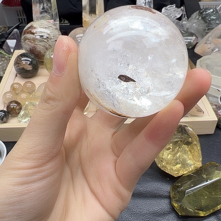 水晶未镶嵌珠宝半成品454