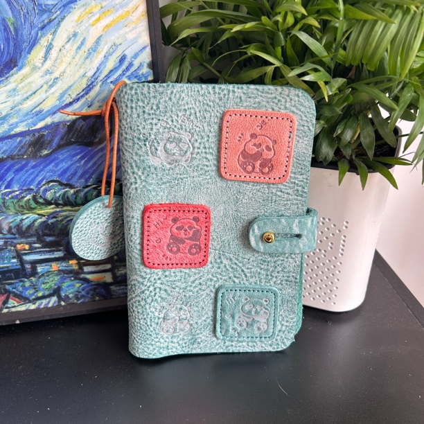 雾蜡头层牛皮手帐本 A6 85207A