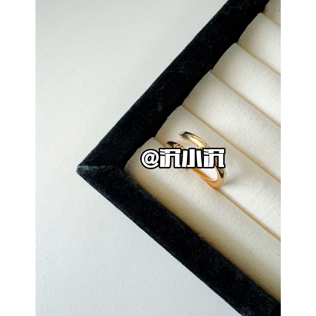 铜合金戒指 【钉子戒指】精工版本气质百搭简约高级戒指K17