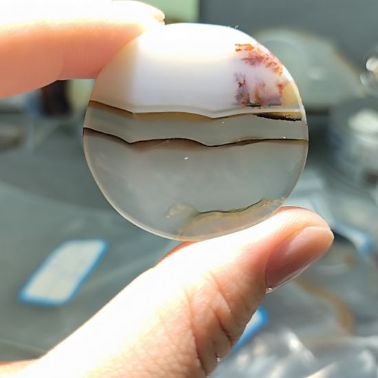 玛瑙/玉髓未镶嵌颈饰风景