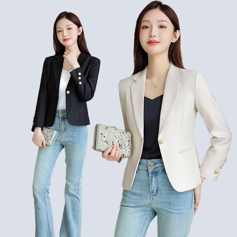 高级感西装外套女小个子2025新款秋季今年流行气质休闲西服上衣