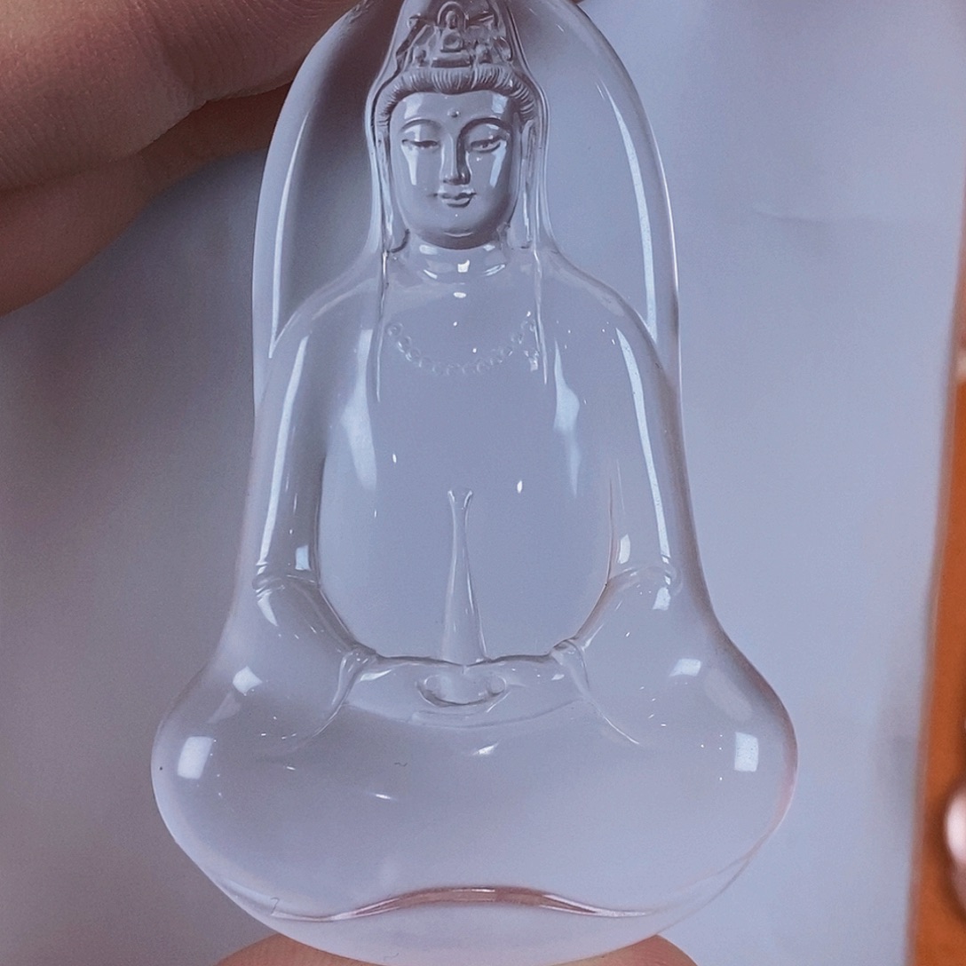 迷***哥石英质玉未镶嵌吊坠(不含链)