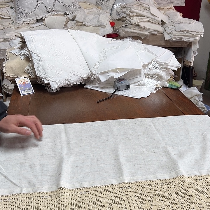 毛绒亚麻棉117-90/130厘米