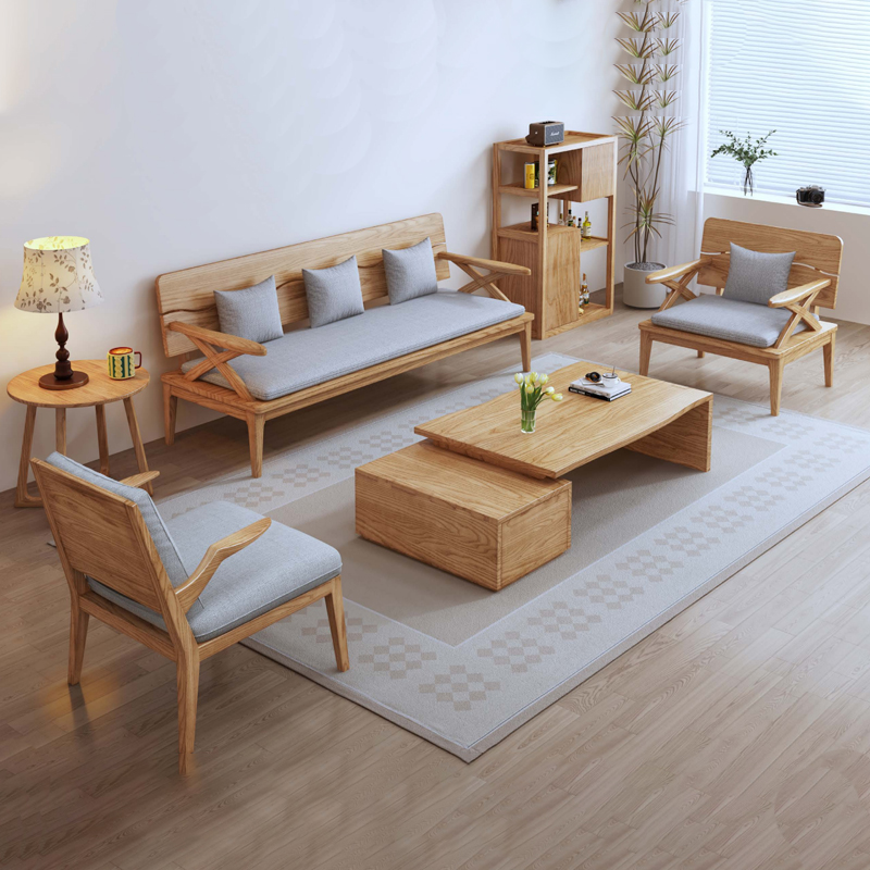 实木沙发客厅家用沙发