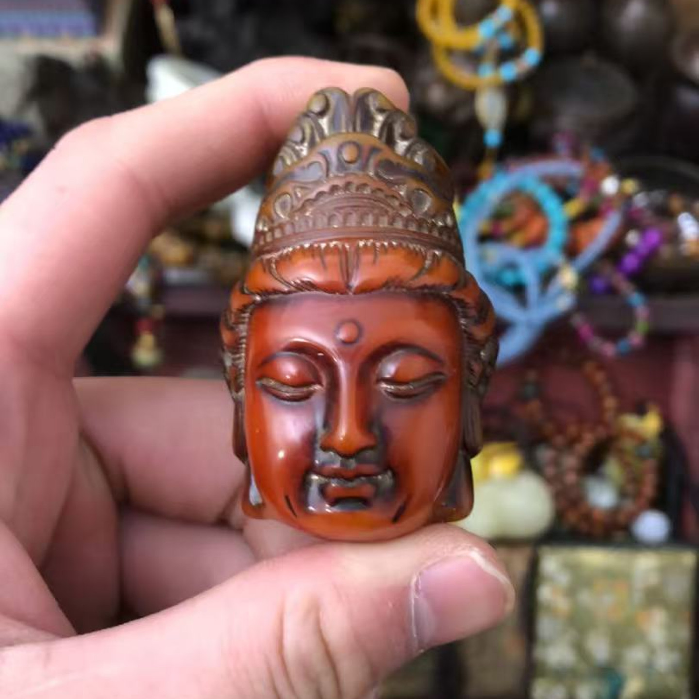 【鹏毅】直播精选蜜蜡观音头