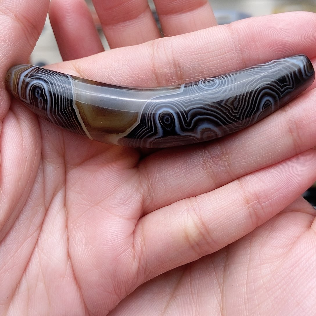 合金颈饰玛瑙/玉髓三*