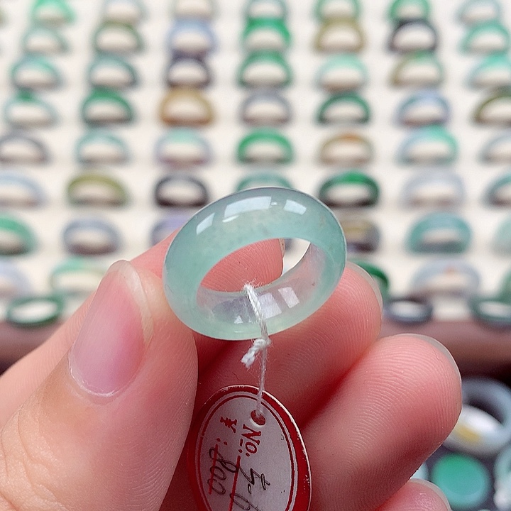 翡翠戒指未镶嵌5-6号