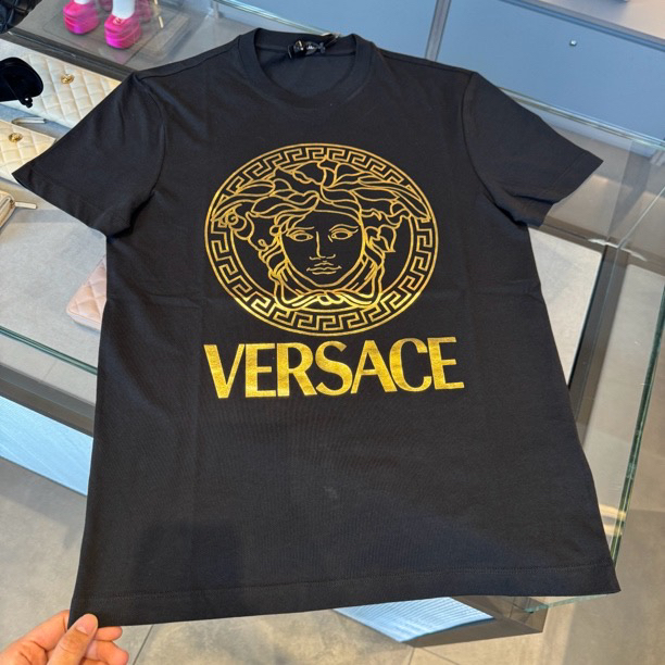 未使用 VERSACE/范思哲 国内现货/男士短袖印花圆领潮流时尚