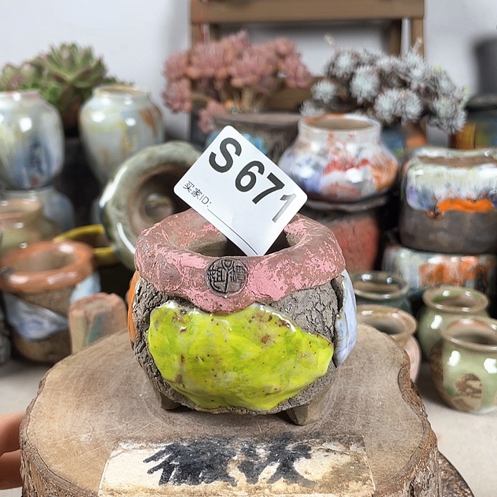 紫砂花盆开播福利 陶瓷花盆