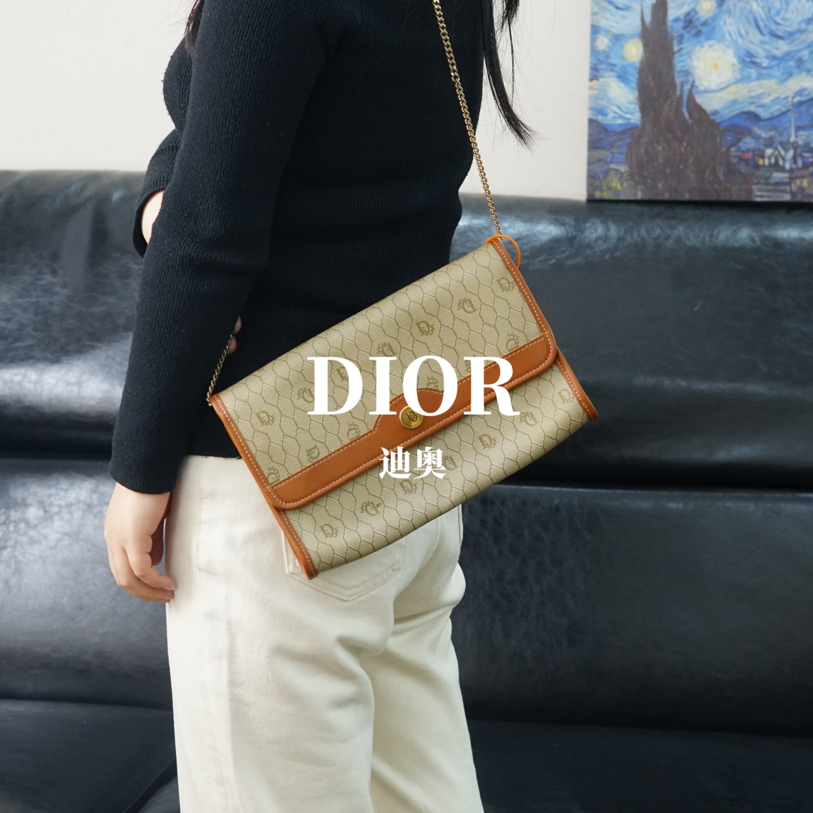 95新 DIOR/迪奥 米花链条包/FYXZ10218088/8088
