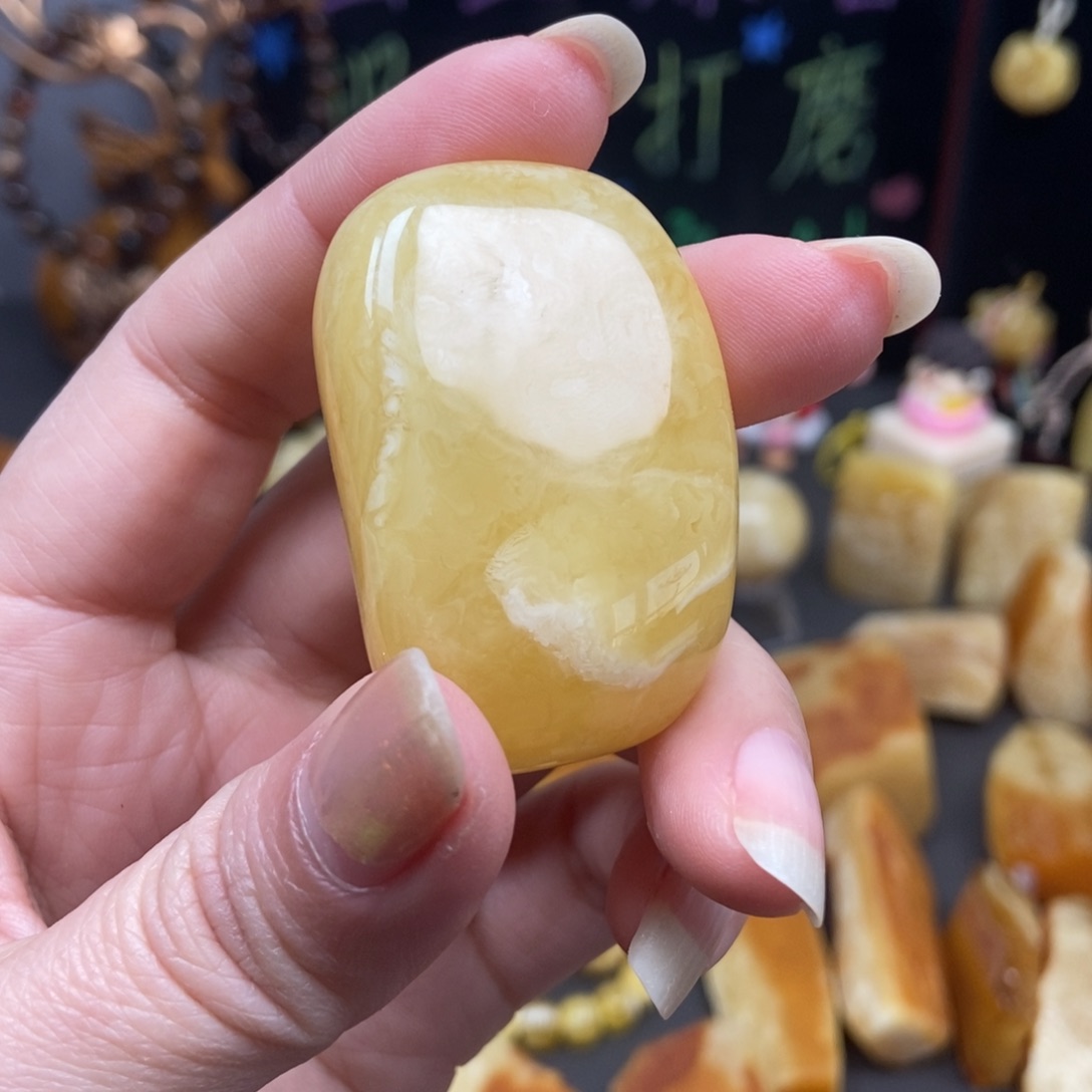 定制蜜蜡未镶嵌无事牌随型蜜蜡原石定制