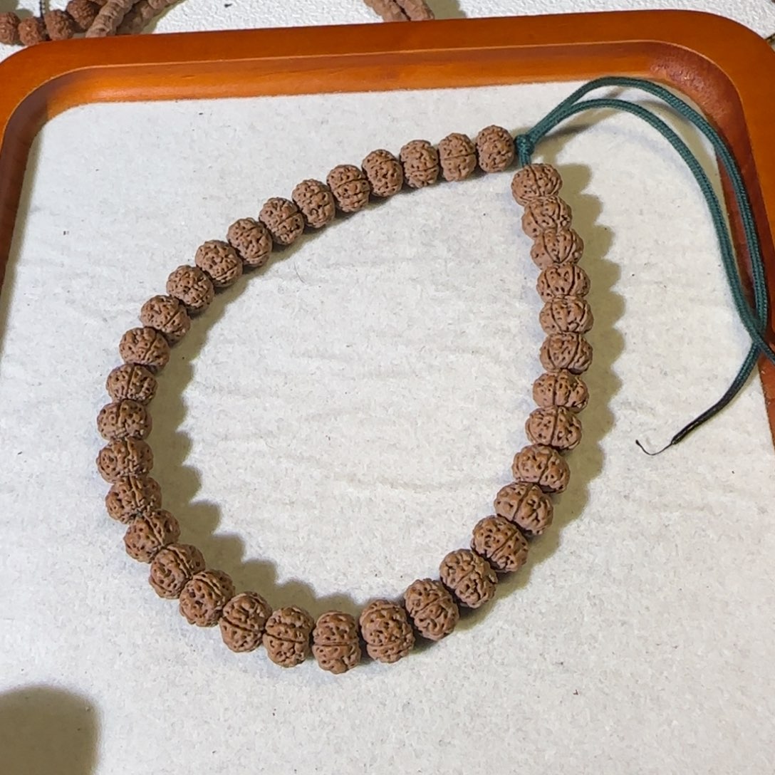 手串金刚菩提凹底梅花手持10.5