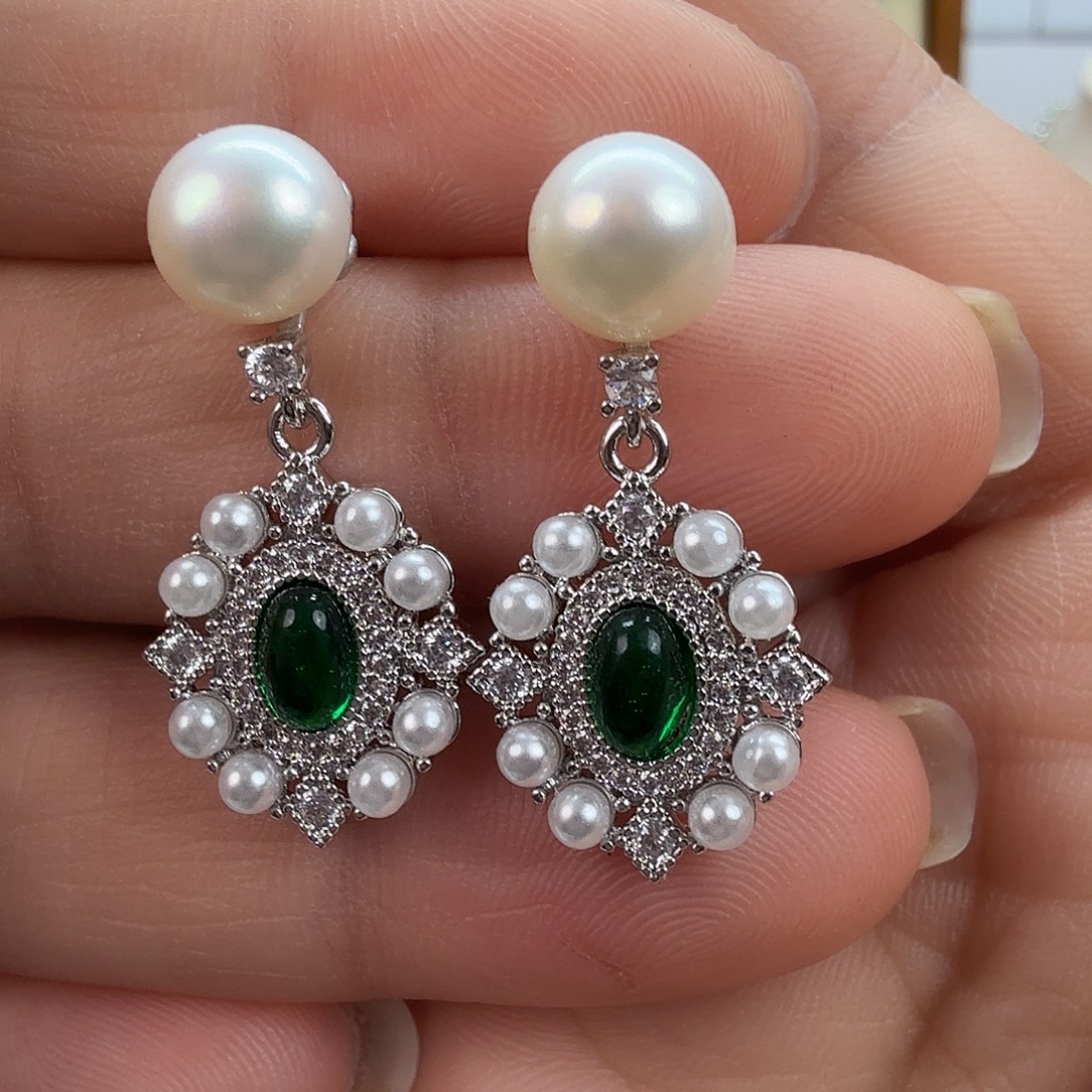 未镶嵌淡水珍珠耳饰