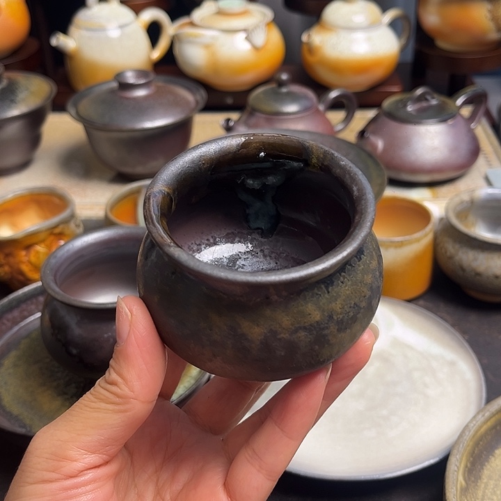 用***6茶盏柴烧茶具柴烧茶具