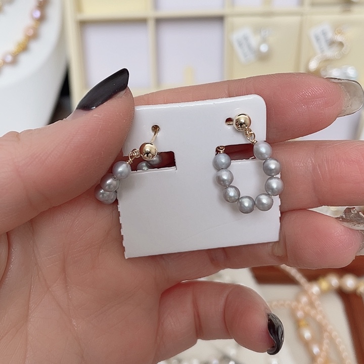 耳饰淡水珍珠合金改款定制手工费