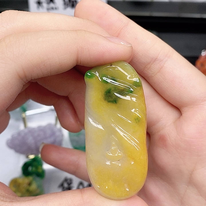 颈饰未镶嵌翡翠翡翠A货