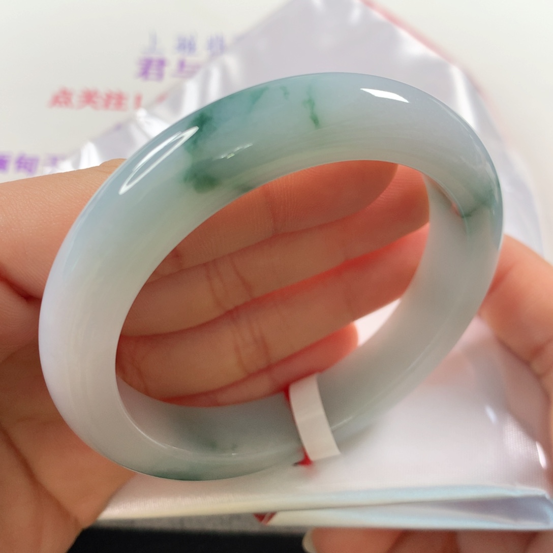 未镶嵌手镯翡翠 正圈254