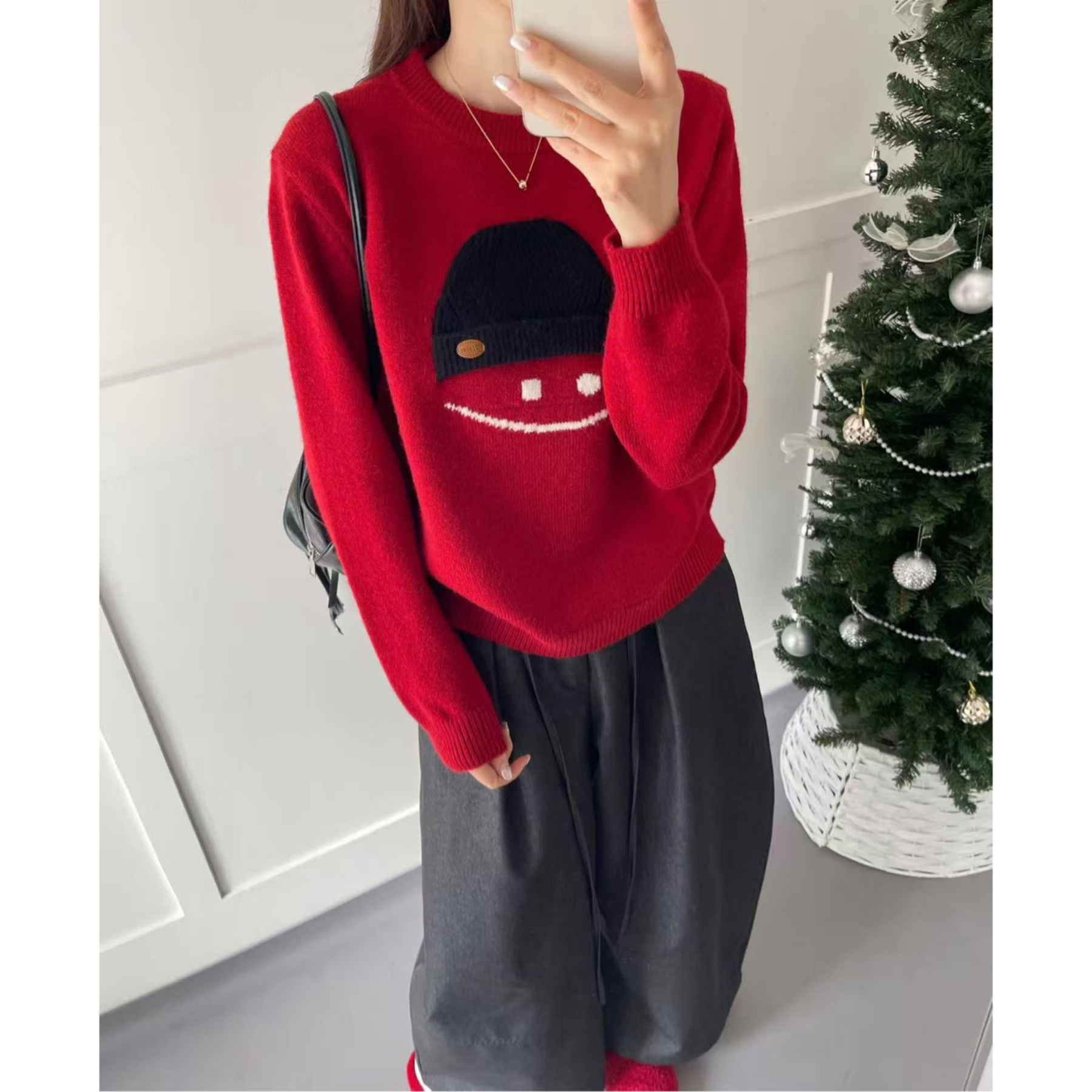 【萱萱精选】秋冬卡通戴帽图案棉阳绒毛衫6665