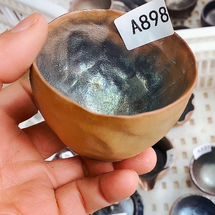 紫砂茶杯柴烧纯手工898