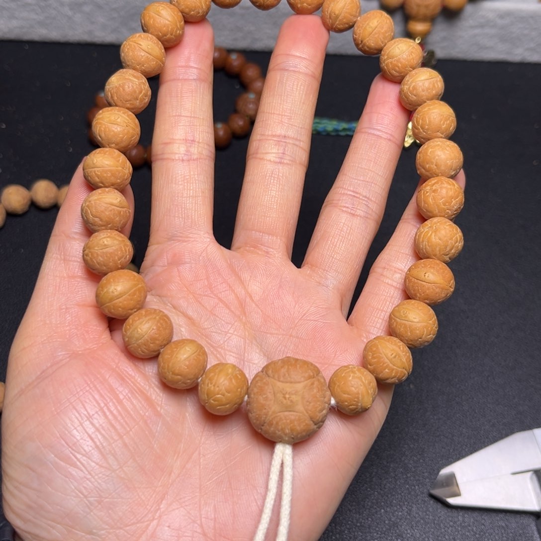 凤眼菩提吊坠回**然12+mm27颗手持
